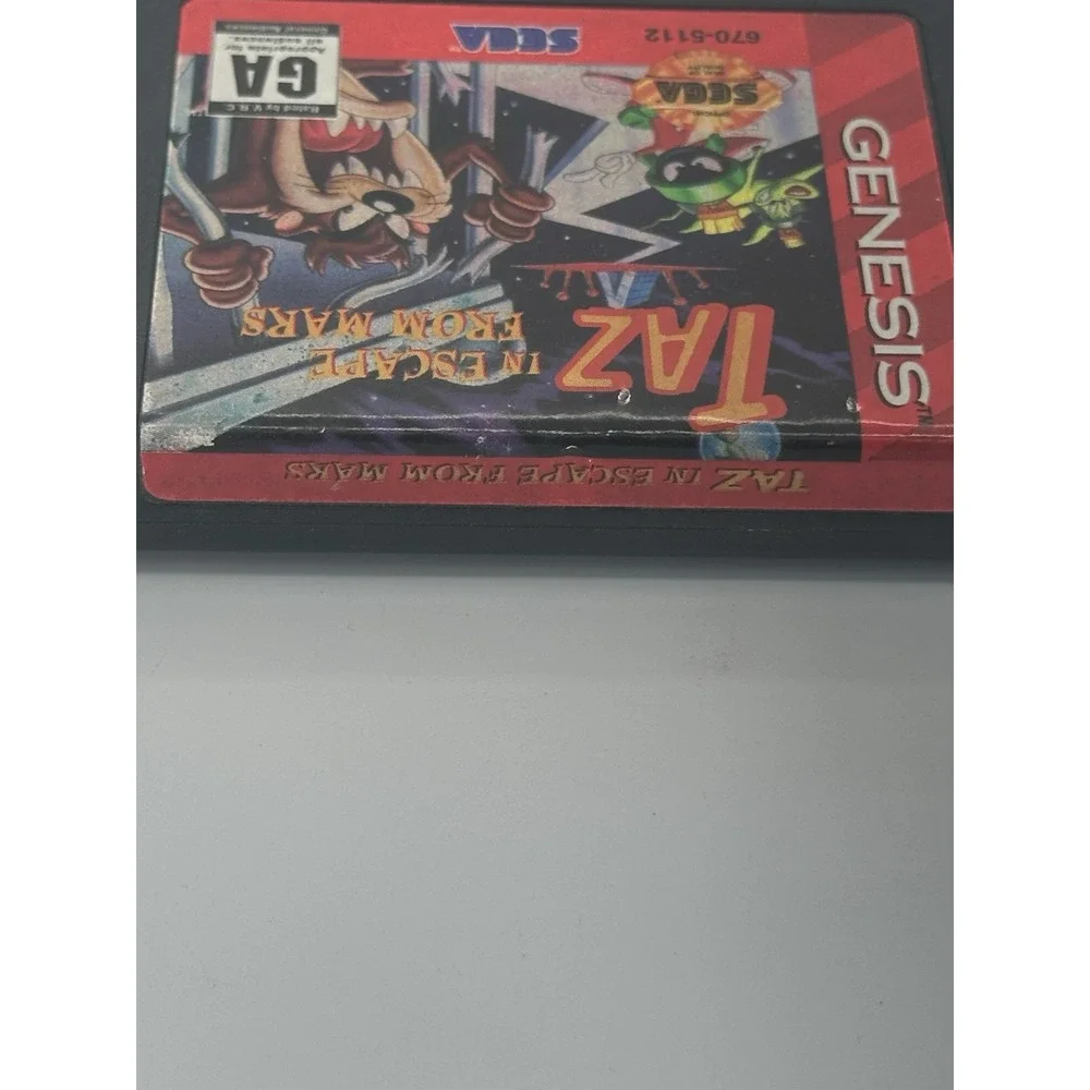 Taz In Escape From Mars Sega Genesis 1994 Video Game Tested Looney Tunes
